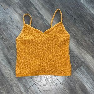 Gold Woven Tank